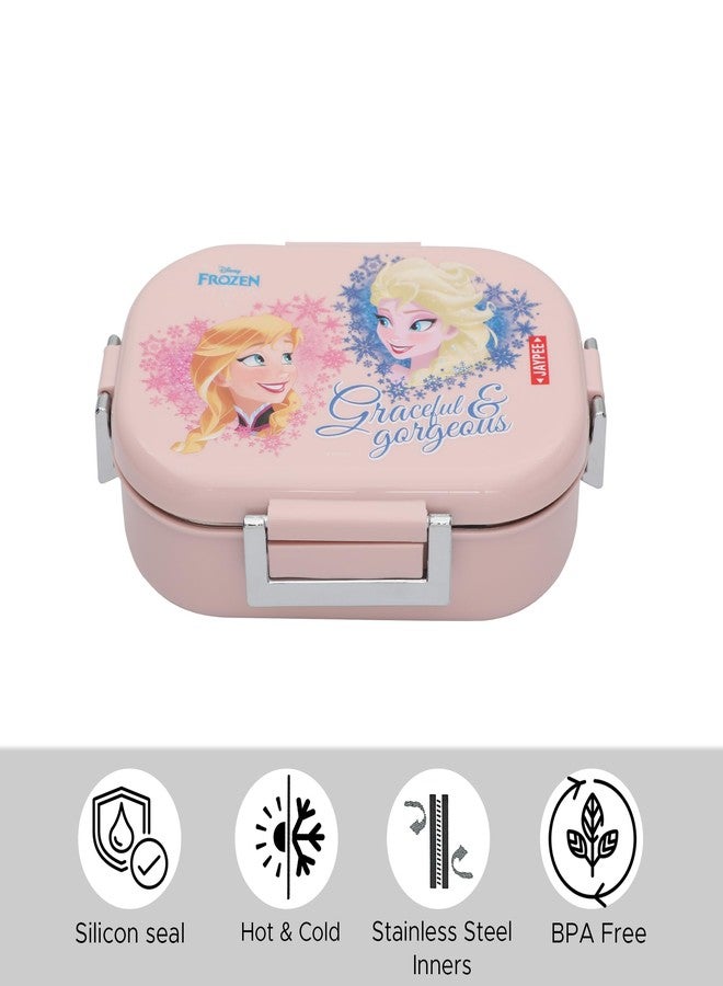 JAYPEE Inner Stainless Steel Insulated Lunch Box Topsteel Graceful & Gorgeous, Pink, 600 ml, Suitable for School Kids, Girls & Boys - Image 5